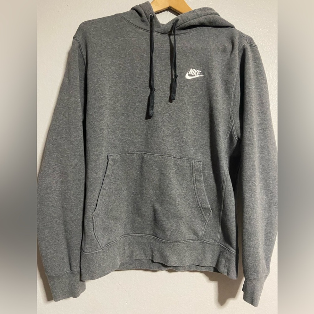 Nike Gray fleece lined Hoodie mens small